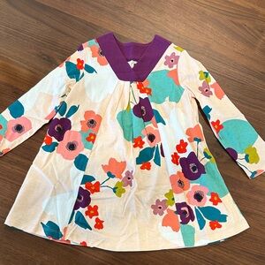 Tea Collection Purple Collar Dress